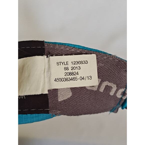 Under Armour Bright Blue ripstop nylon women's Running tennis visor Hat Cap - Picture 9 of 10